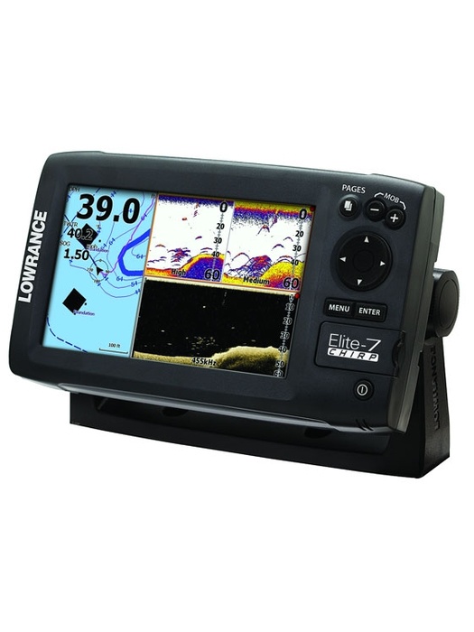 фото Lowrance Elite-7 CHIRP 50\200+455\800kHz (000-11664-001)        