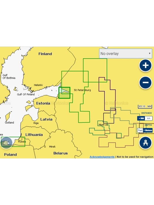 фото Карты Navionics Россия 5G295S Река Нева, Невская губа