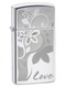 фото Зажигалка Zippo Slim Love Engraving № 24816