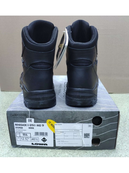 фото Тактические ботинки Lowa RENEGATE II GTX MID TF Black