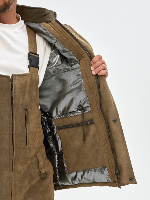 фото Куртка зимняя для охоты и рыбалки KATRAN ШКВАЛ -35°С (Финляндия, хаки)