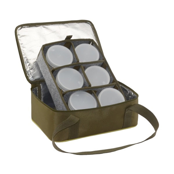 Термо-сумка Aquatic С-42Х с банками 6 шт. (цвет: хаки, размер: 32х23х15 см.) - фото 1