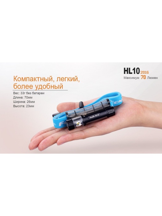фото Налобный фонарь Fenix HL10 (2016) Philips LXZ2-5770 LED