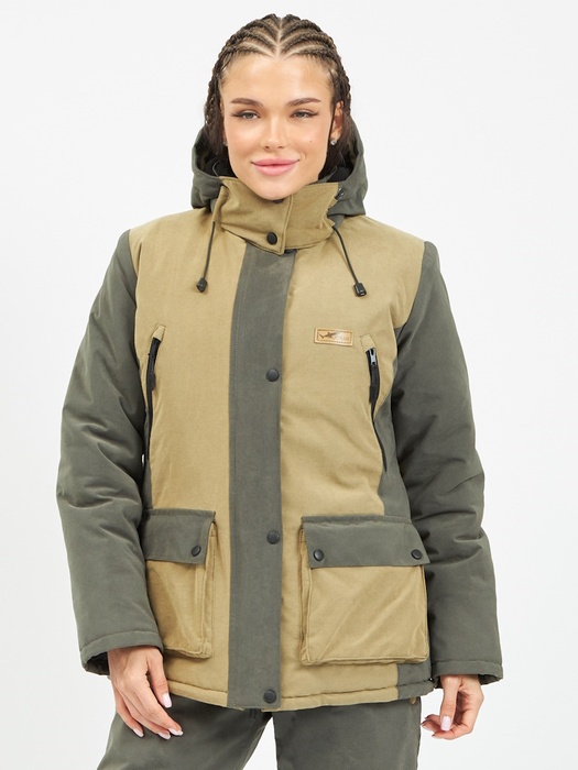 фото Куртка KATRAN Ангара -20С зимняя женская мембранная утепленная (Финляндия, св. хаки)
