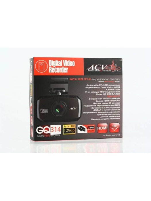 фото Видеорегистратор ACV GQ314 GPS