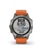 фото Garmin FENIX 6 Sapphire титановый (010-02158-14) с оранжевым ремешком