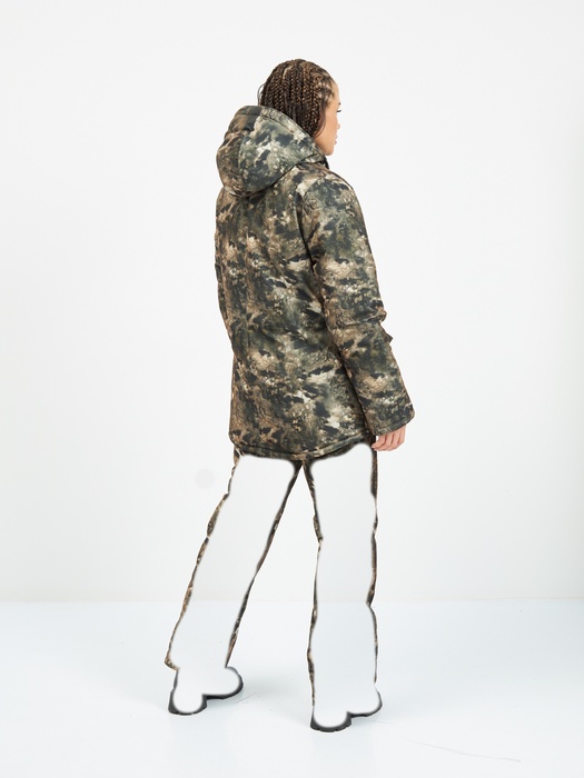 фото Куртка KATRAN КАРЕЛИЯ -20С зимняя женская мембранная утепленная (Алова, хаки кмф)