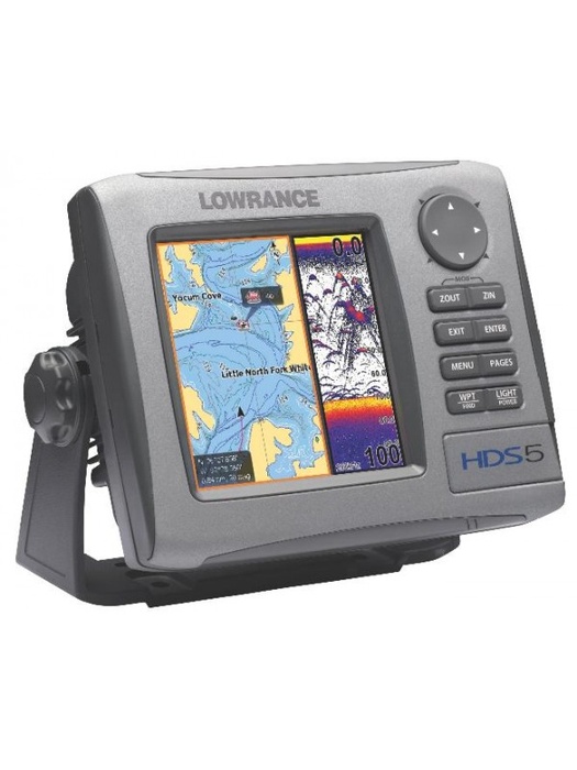 фото Lowrance HDS-5 с датчиком 83/200 КГц