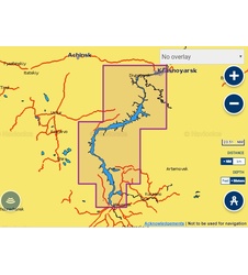 фото Карты Navionics Россия 5G764S Красноярское водохранилище