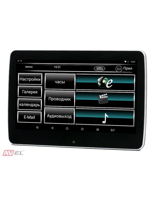 фото Навесной монитор с сенсорным экраном 10.1" AVEL AVS1057AN Android