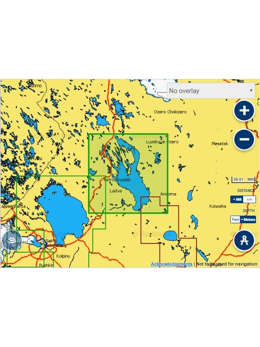 фото Карты Navionics Россия 5G634S2 Онежское озеро