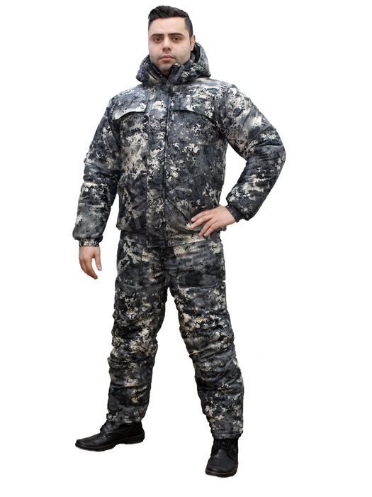 фото Зимний костюм для охоты и рыбалки «Вепрь» -35 (Алова, Серая цифра) КВЕСТ