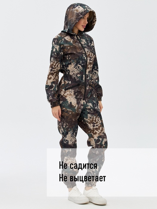 фото Комбинезон женский осенний для охоты и рыбалки KATRAN АМАЗОНКА (полофлис, Вудланд)