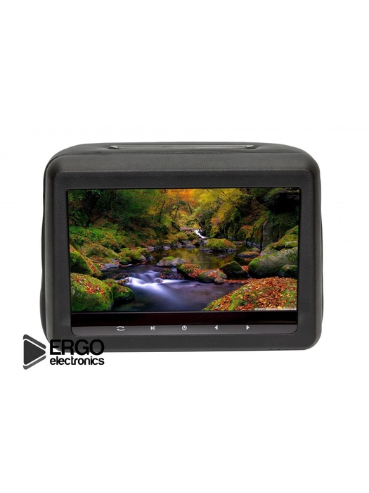 фото Комплект подголовников с монитором DVD 10" ERGO ER10HD Черный