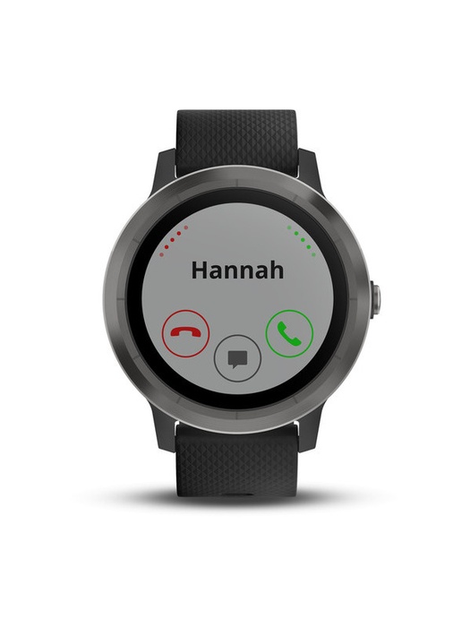 фото Garmin VIVOACTIVE 3 черные с черным ремешком (010-01769-12)