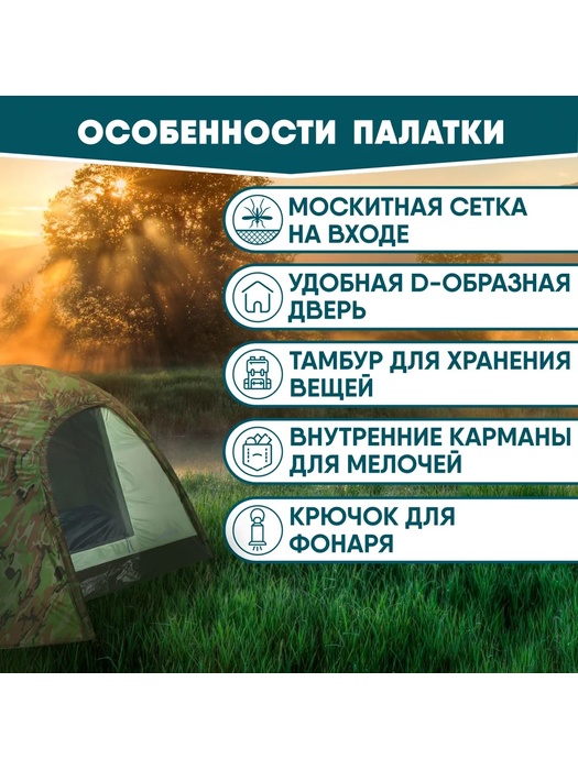 фото Палатка Jungle Camp ALASKA 2 (двухместная)