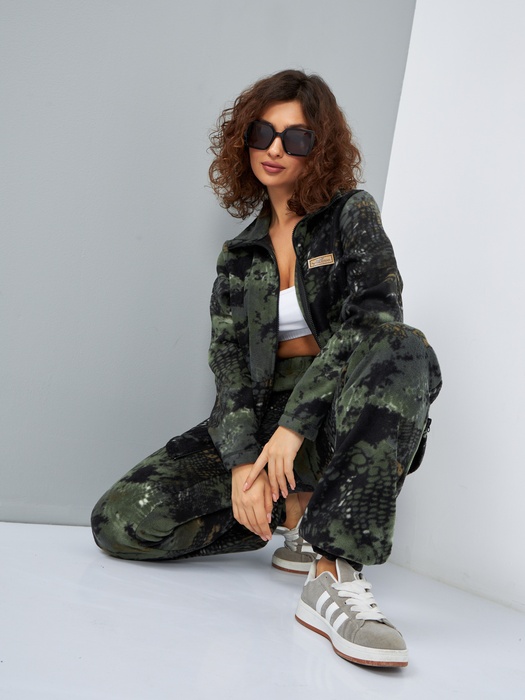 фото Костюм флисовый женский KATRAN ИСКРА (флис, серый КМФ)