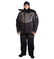 фото Зимний костюм для рыбалки Canadian Camper Tundra (black/grey)