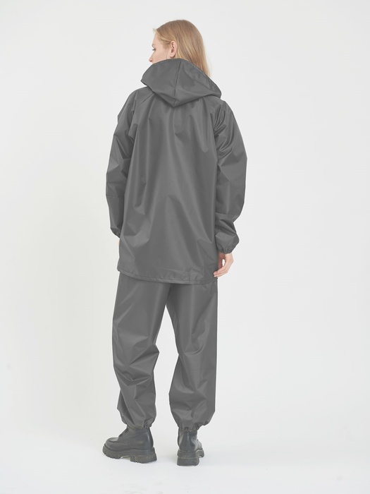 фото Дождевик женский пончо накидка KATRAN ГРОЗА (Оксфорд, темно-серый)
