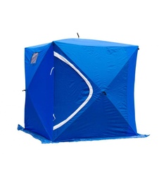 фото Зимняя палатка Куб Indiana 200 Х 200 Х 225 (два входа, цвет синий)