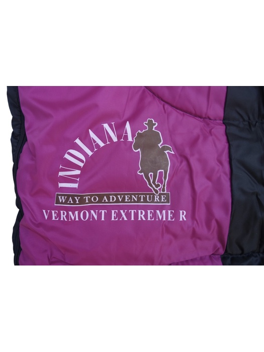 фото Спальный мешок INDIANA Vermont Extreme L-zip от -27 °C (одеяло с подголовником, фланель, 195+35X85 см)