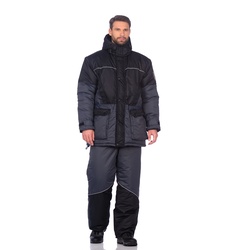 фото Зимний костюм для охоты и рыбалки АРКТИКА (Таслан, серый) Huntsman