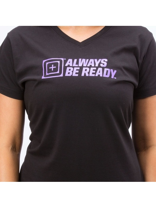 фото Женская футболка 5.11 Tactical WM ABR LOGO T S/S Black (019)