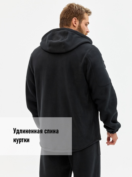 фото Флисовый костюм KATRAN Гриф (флис, черный) с капюшоном