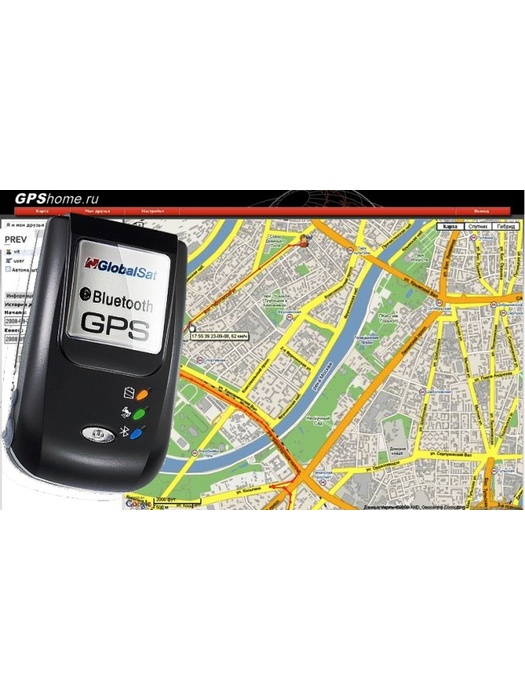 фото GPS приёмник с даталоггером GlobalSat BT-335 (Bluetooth)