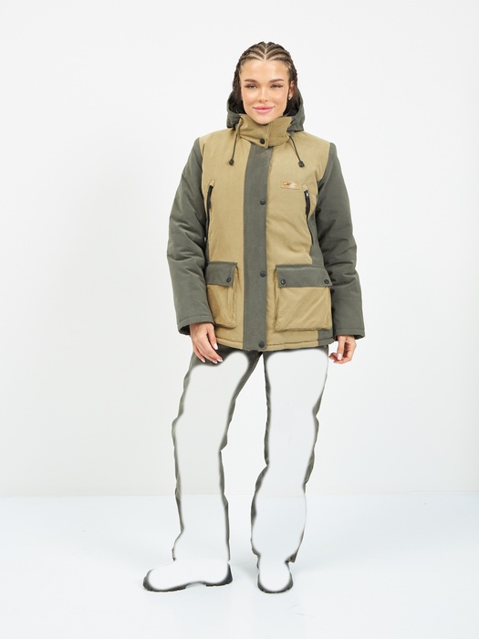 фото Куртка KATRAN Ангара -20С зимняя женская мембранная утепленная (Финляндия, св. хаки)
