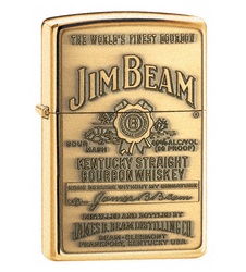 фото Зажигалка Zippo Jim Beam Brass Emblem № 254BJB.929