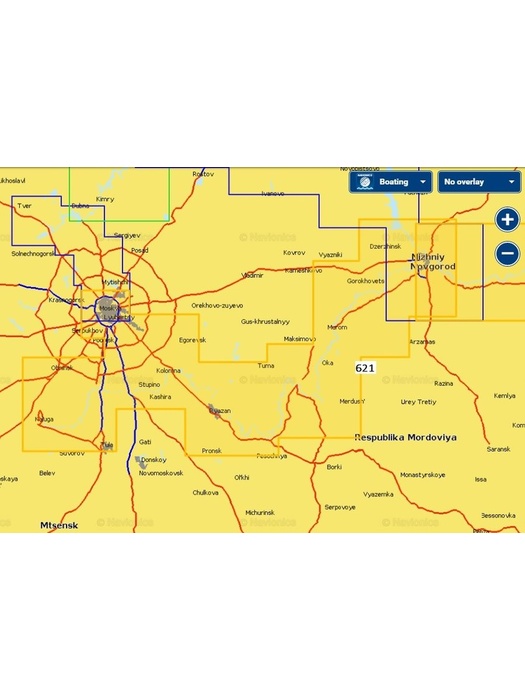 фото Карты Navionics Россия 5G621S2 Река Москва, река Ока