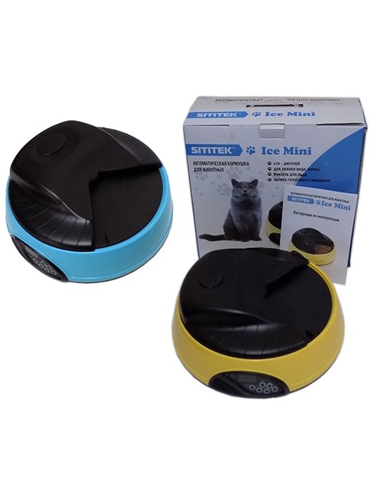 фото Автокормушка для собак и кошек SITITEK Pets Ice Mini Dark blue (58009)