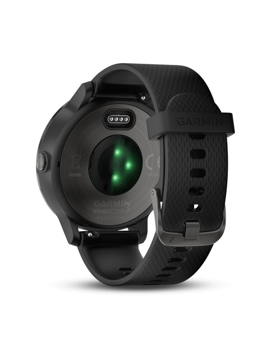 фото Garmin VIVOACTIVE 3 черные с черным ремешком (010-01769-12)