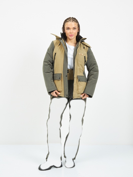фото Куртка KATRAN Ангара -20С зимняя женская мембранная утепленная (Финляндия, св. хаки)