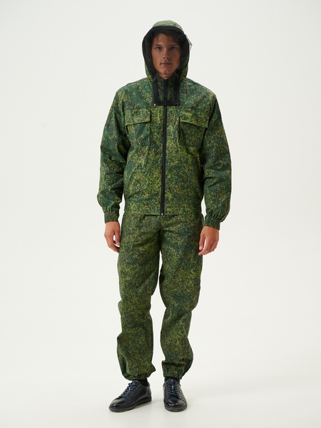 Летний антимоскитный костюм KATRAN ДОН (Хлопок, зеленая цифра) - фото 3