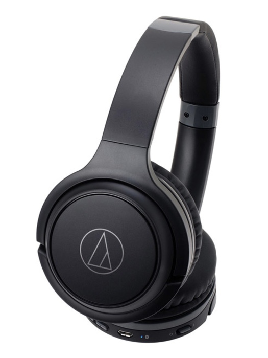 фото Наушники AUDIO-TECHNICA ATH-S200BT BK (черно-серые)