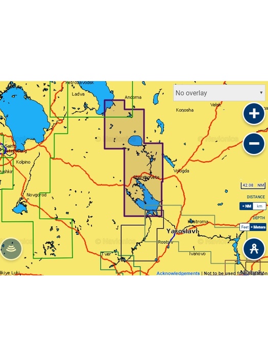 фото Карты Navionics Россия 5G624S2 Волго-Балтийский канал