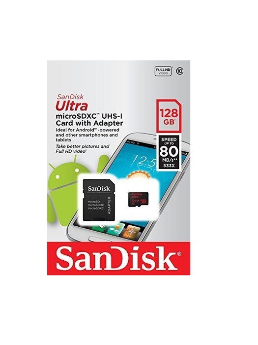 фото Карта памяти SanDisk microSDHC 128Gb Class10 Ultra UHS-I