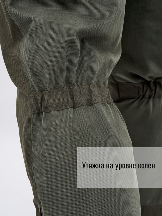 фото Полукомбинезон зимний утепленный для охоты и рыбалки KATRAN СЕВЕР -35С (исландия, хаки) без куртки