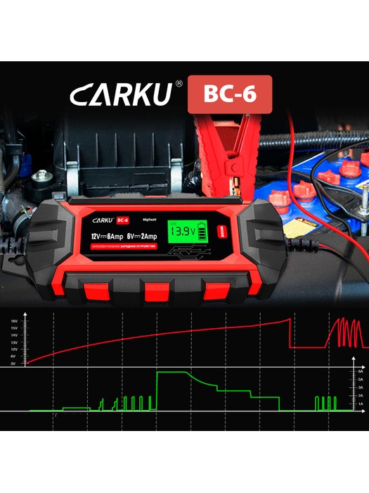 фото Пуско-зарядное устройство Carku BC-6