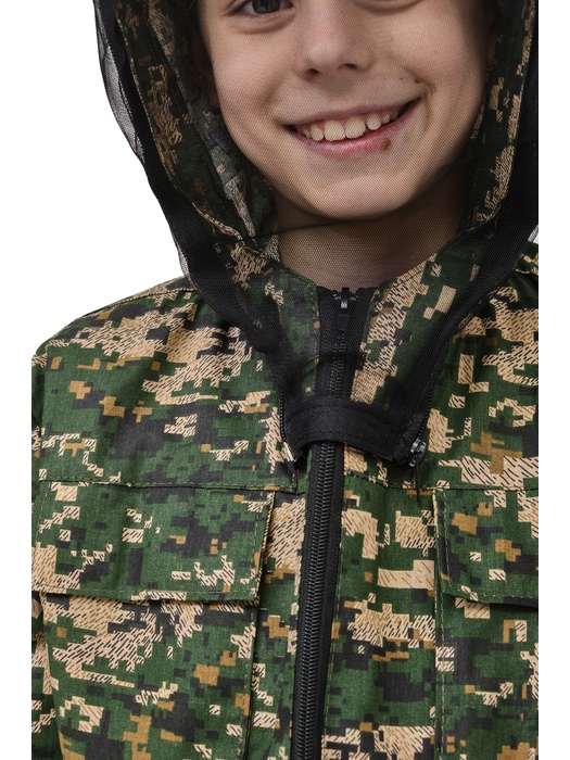 фото Детский антимоскитный костюм KATRAN ДОН (Хлопок, зеленый пиксель)