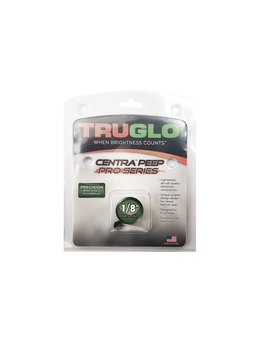 фото Пип-сайт алюминиевый TruGlo Centra Pro-Series 1/8" Black 