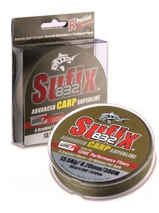 фото Леска Sufix 832 Advanced Carp Olive 300м 