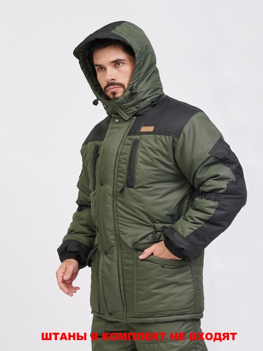 фото Куртка зимняя для охоты и рыбалки KATRAN АРХЫЗ-35°С (Таслан, хаки)