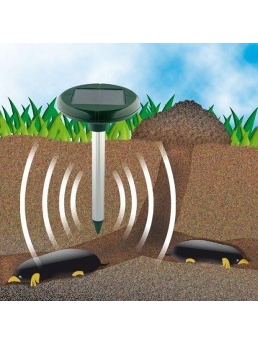 фото Ультразвуковой отпугиватель кротов Weitech WK-0677 (53020) на солнечной батареи