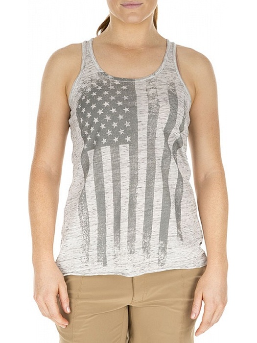 фото Женская футболка 5.11 Tactical WM DUSTED GLORY TANK S/S Grey Marble (155)