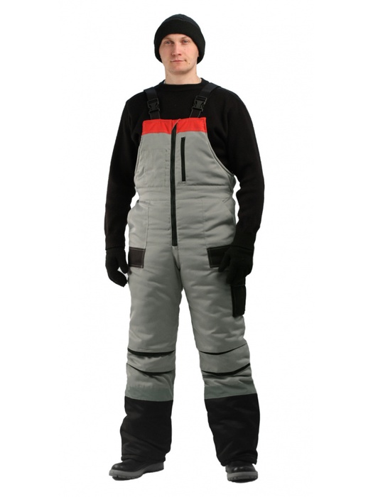 фото Зимний костюм для работы URSUS "Респект" с красно- чёрной отделкой