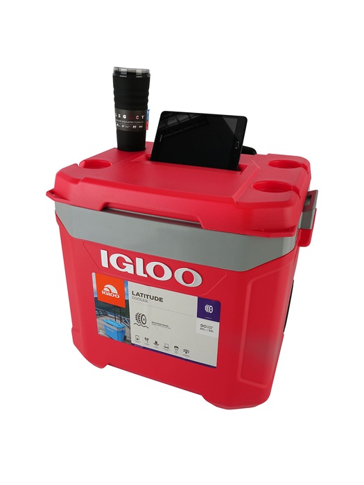 фото Изотермический контейнер Igloo Latitude 60 Roller red