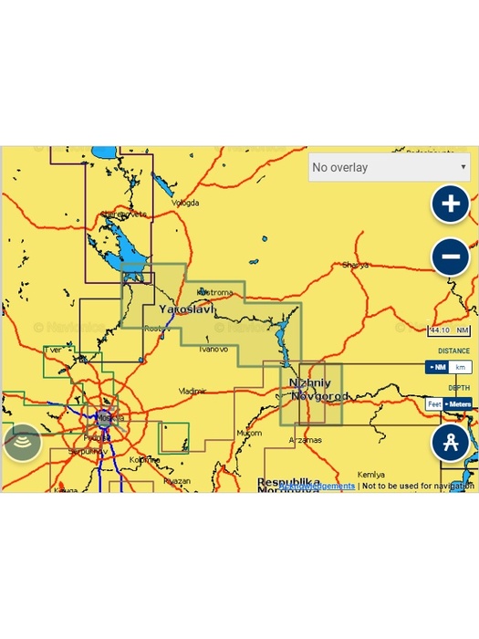 фото Карты Navionics Россия 5G625S2 Рыбинск - Н. Новгород